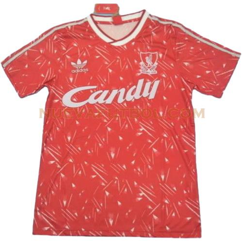 primera camiseta liverpool 1989-1990 hombre