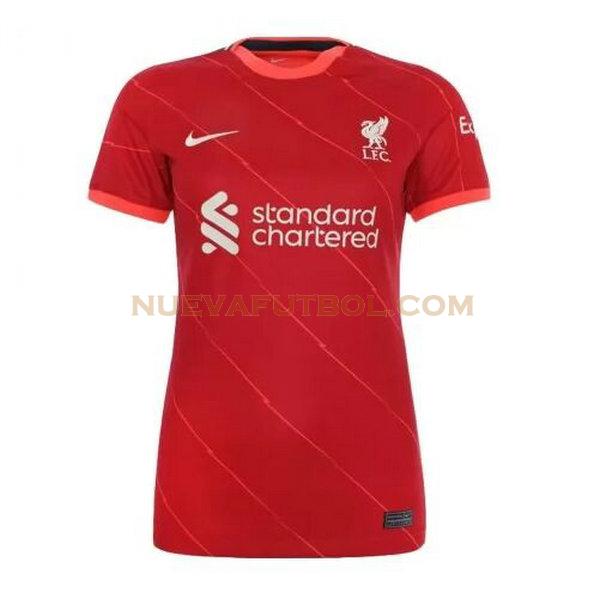 primera camiseta liverpool 2021 2022 rojo mujer