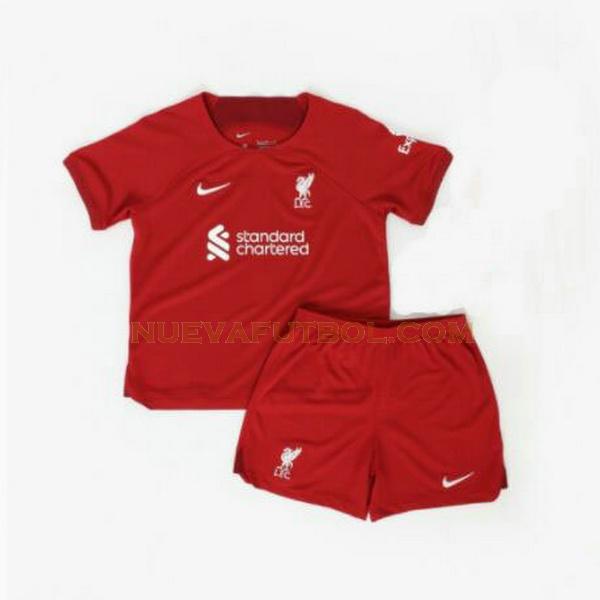 primera camiseta liverpool 2022 2023 rojo niño