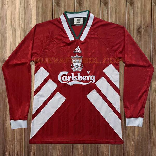 primera camiseta liverpool ml 1993-1995 rojo hombre