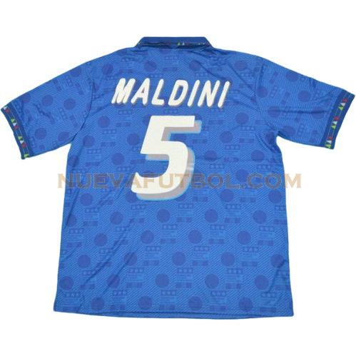 primera camiseta maldini 5 italia copa mundial 1994 hombre