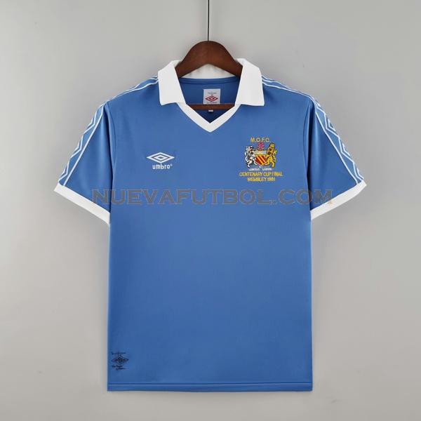 primera camiseta manchester city 1981 192 azul hombre