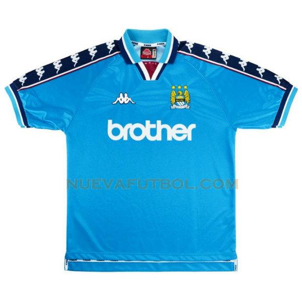 primera camiseta manchester city 1997-1999 azul hombre