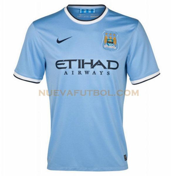 primera camiseta manchester city 2013-2014 azul hombre