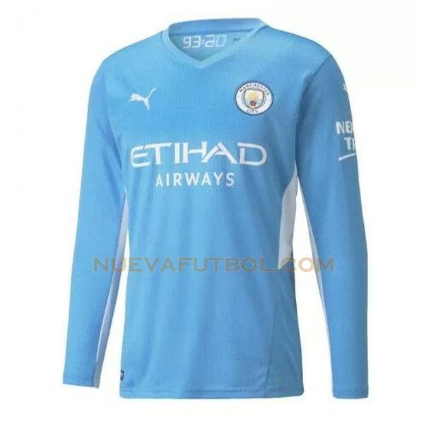 primera camiseta manchester city ml 2021 2022 azul hombre