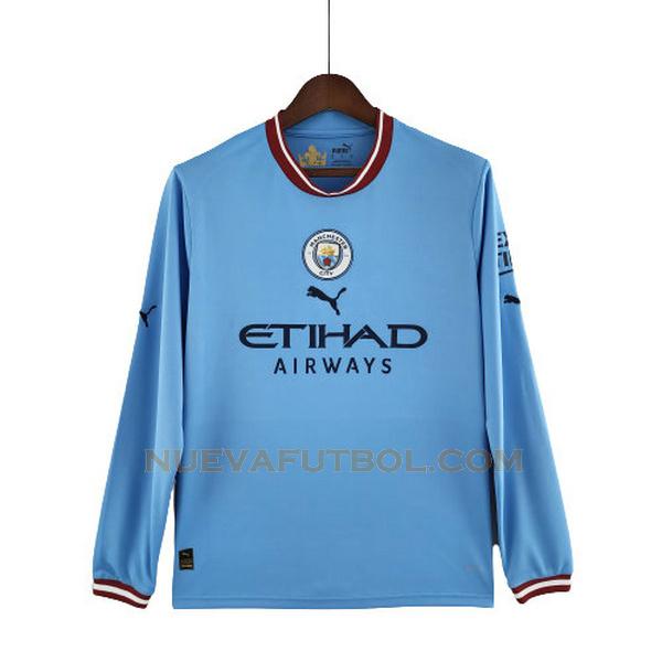 primera camiseta manchester city ml 2022 2023 azul hombre