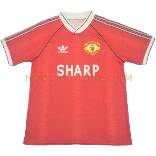 primera camiseta manchester united 1990-1992 hombre