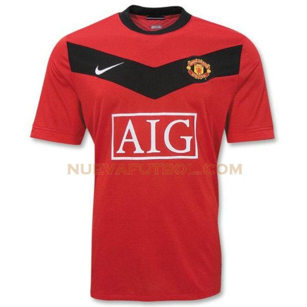 primera camiseta manchester united 2009-2010 rojo hombre