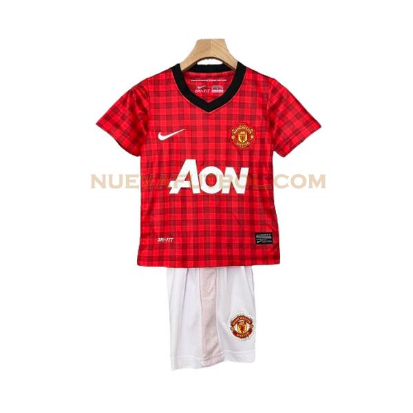 primera camiseta manchester united 2012 2013 rojo niño