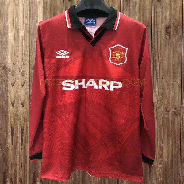 primera camiseta manchester united ml 1994-1996 rojo hombre