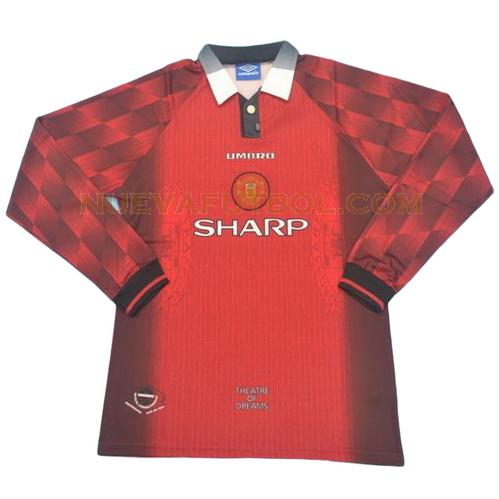 primera camiseta manchester united ml 1996 hombre