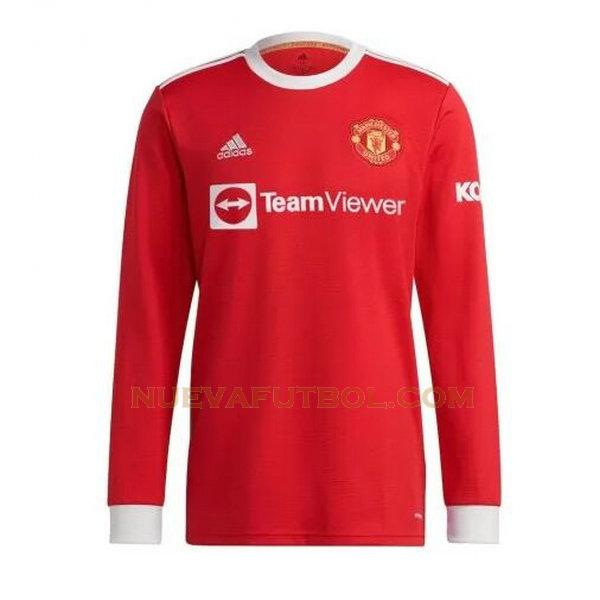 primera camiseta manchester united ml 2021 2022 rojo hombre