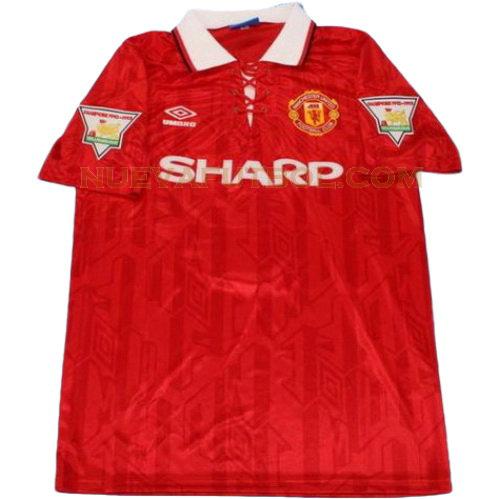 primera camiseta manchester united pl 1994 hombre