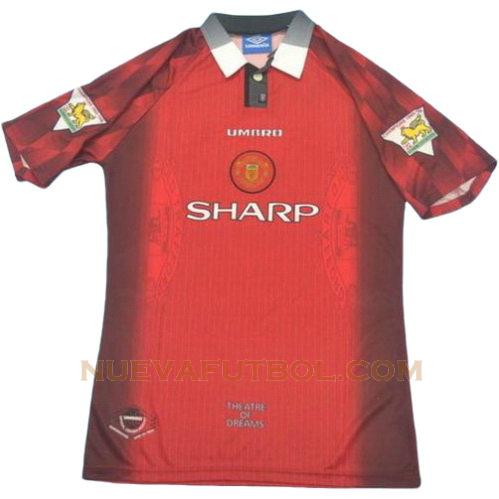 primera camiseta manchester united pl 1996 hombre
