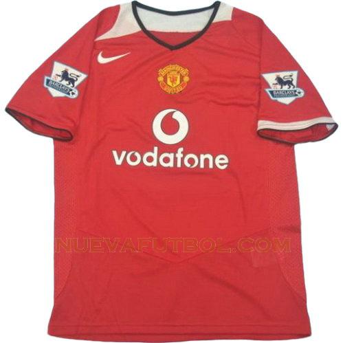 primera camiseta manchester united pl 2006-2007 hombre