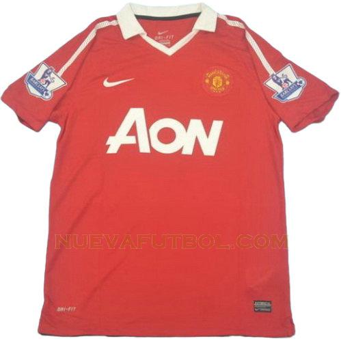 primera camiseta manchester united pl 2010-2011 hombre
