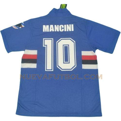 primera camiseta mancini 10 sampdoria 1990-1991 hombre