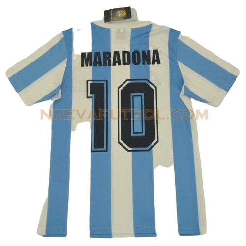 primera camiseta maradona 10 argentina copa mundial 1986 hombre