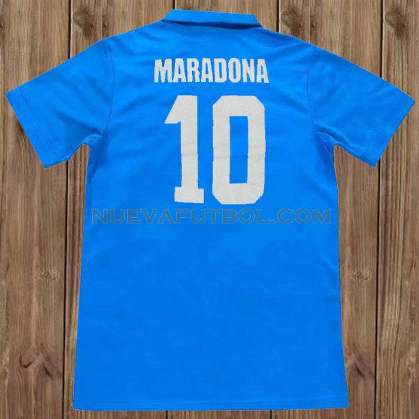 primera camiseta maradona 10 nápoles 1989-1990 azul