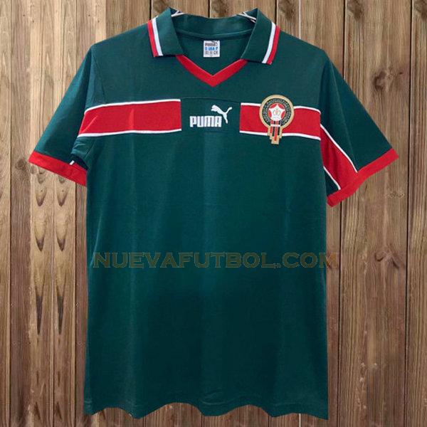 primera camiseta marruecos 1998 verde hombre