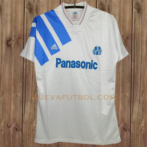 primera camiseta marsella 1991-1992 blanco hombre