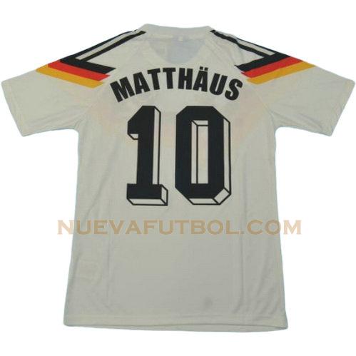 primera camiseta matthaus 10 alemania 1990 hombre