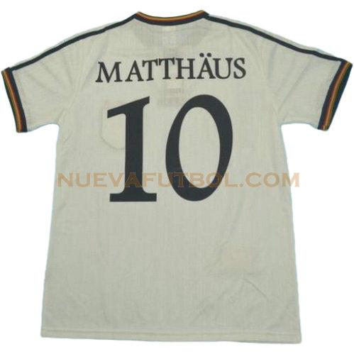 primera camiseta matthaus 10 alemania 1996 hombre