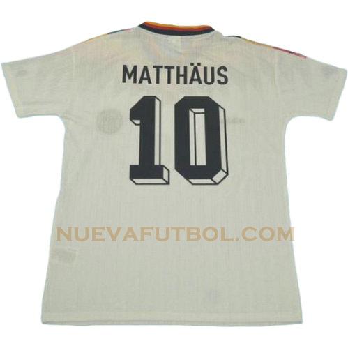 primera camiseta matthaus 10 alemania copa mundial 1994 hombre