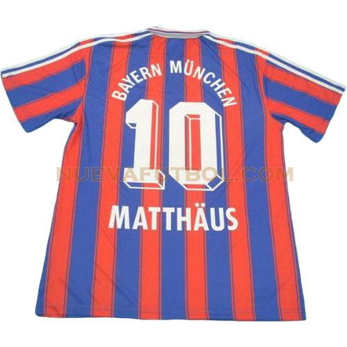 primera camiseta matthaus 10 bayern de múnich 1995-1997 hombre