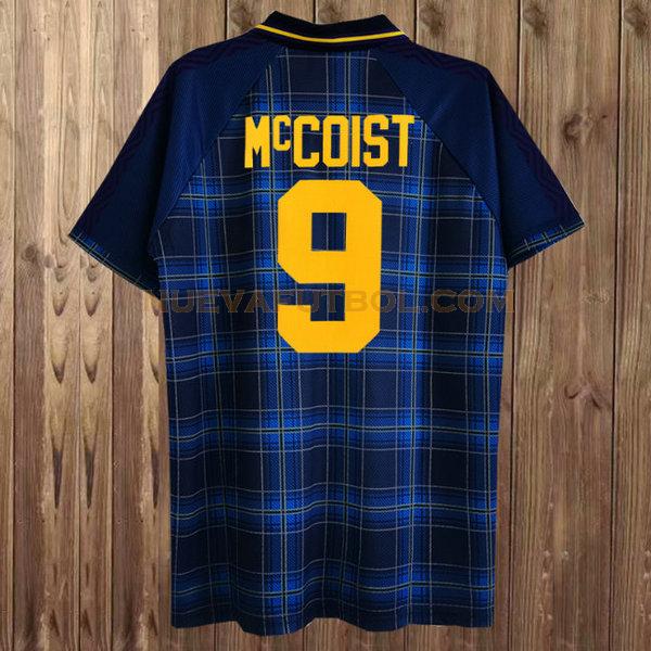 primera camiseta mccoist 9 escocia 1994-1996 azul hombre