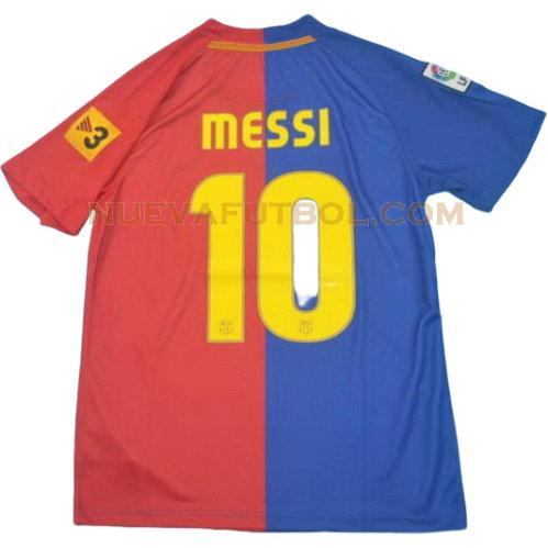 primera camiseta messi 10 barcelona lfp 2008-2009 hombre