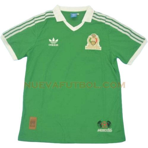 primera camiseta méxico copa mundial 1986 hombre