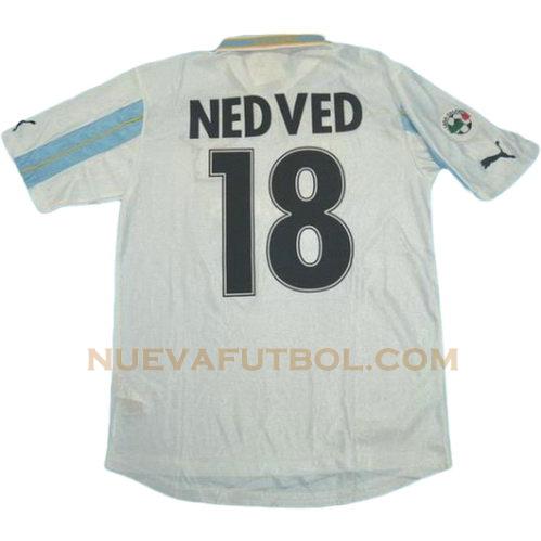 primera camiseta nedved 18 lazio 2000-2001 hombre