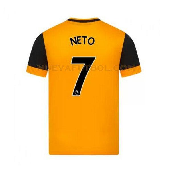 primera camiseta neto 7 wolves 2020-2021 amarillo hombre