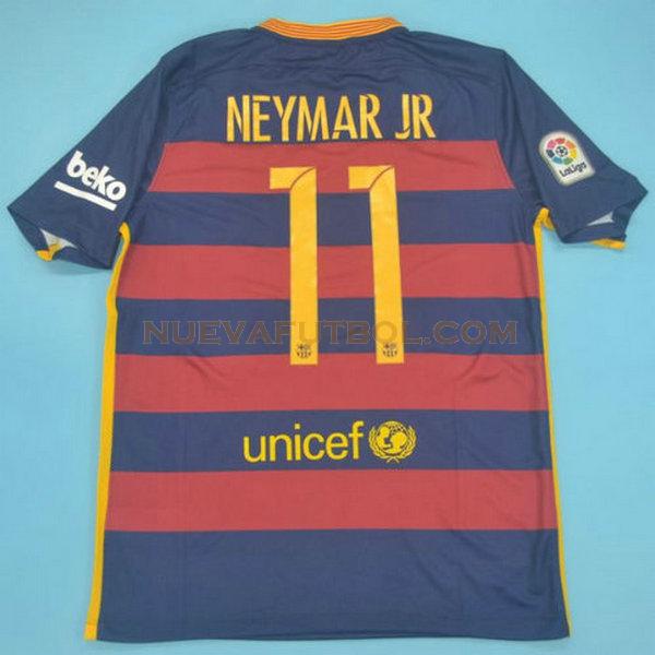 primera camiseta neymar 11 barcelona 2015-2016 rojo hombre