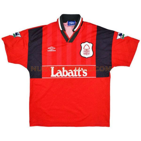 primera camiseta nottingham forest 1994-1996 rojo