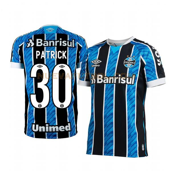 primera camiseta patrick 30 grêmio fbpa 2020-2021 hombre