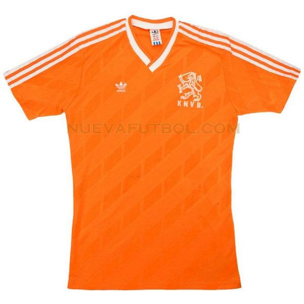 primera camiseta países bajos 1986 naranja
