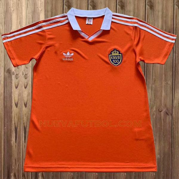 primera camiseta países bajos 1989 naranja