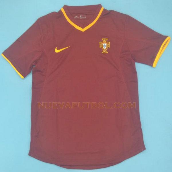 primera camiseta portugal 2000 rojo