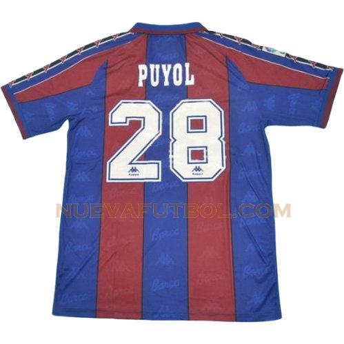 primera camiseta puyol 28 barcelona 1996-1997 hombre