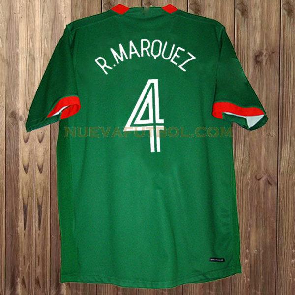 primera camiseta r.marquez 4 méxico 2006 verde