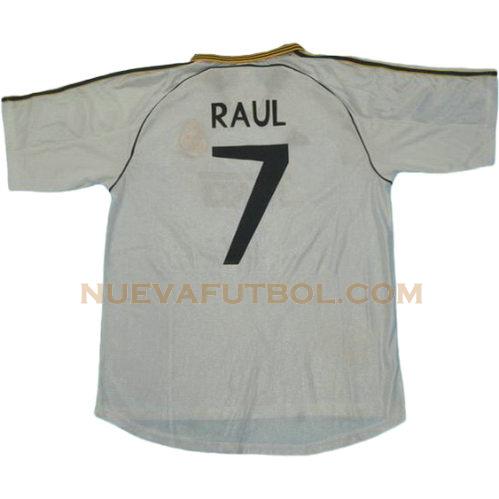 primera camiseta raul 7 real madrid 1999-2000 hombre