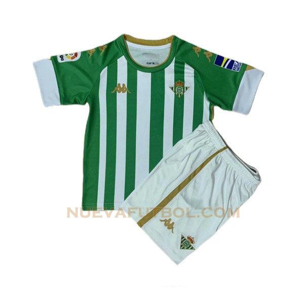 primera camiseta real betis 2020-2021 verde blanco niño