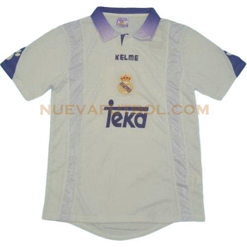 primera camiseta real madrid 1997-1998 hombre