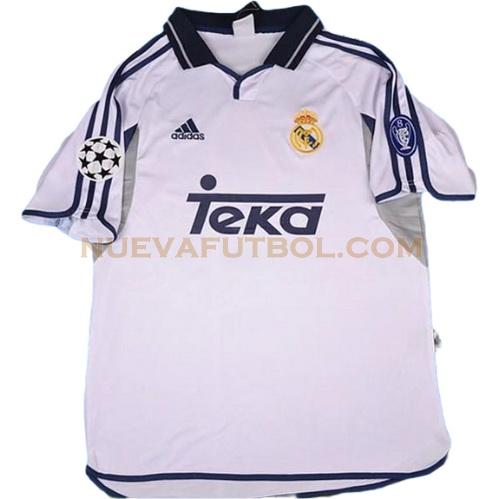 primera camiseta real madrid 2001-2002 hombre