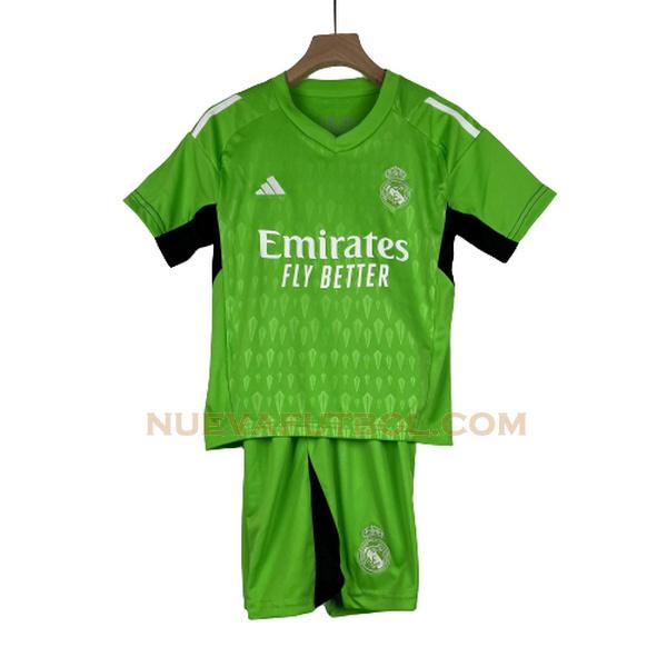 primera camiseta real madrid 2023 2024 verde niño