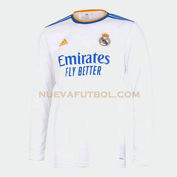 primera camiseta real madrid ml 2021 2022 blanco hombre