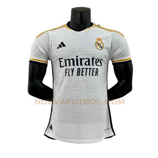 primera camiseta real madrid player 2023 2024 blanco hombre