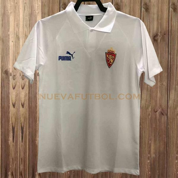 primera camiseta real zaragoza 1994-1995 gris hombre